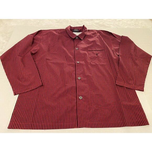 Polo Ralph Lauren 100% Cotton Woven Pajama Shirt - Picture 2 of 9